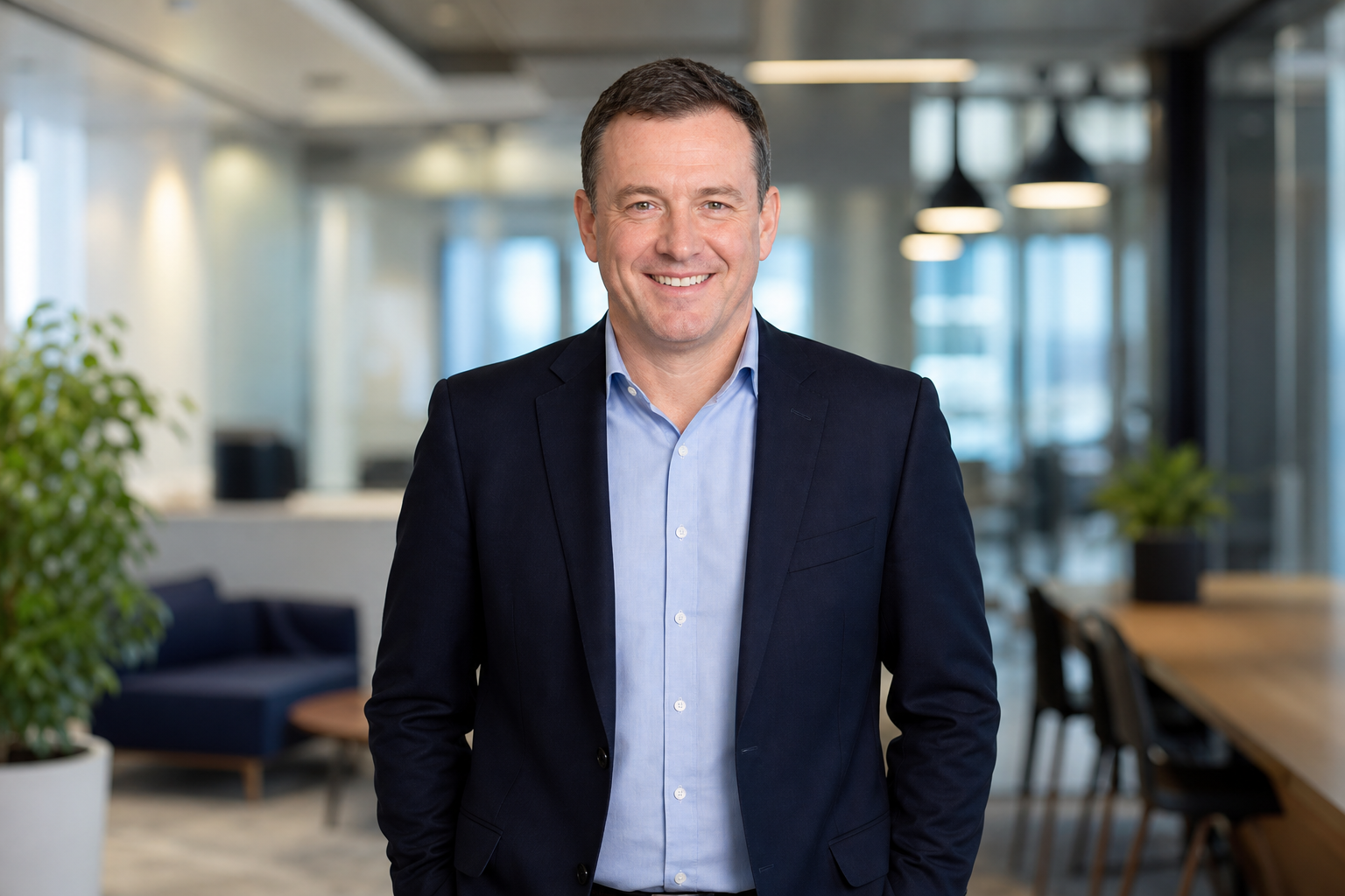 Irish male contractor in his mid-40s planning retirement and pension strategy